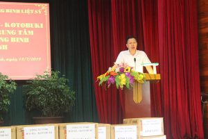 Hải Hà – Kotobuki thăm và tặng quà trung tâm điều dưỡng thương binh Thuận Thành, Bắc Ninh