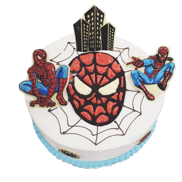 Bánh gato sinh nhật trang trí bánh quy vẽ hình siêu nhân người nhện  Spiderman tặng bé trai 4745  Bánh Cookies