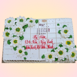 Bánh kem tươi hoa sen