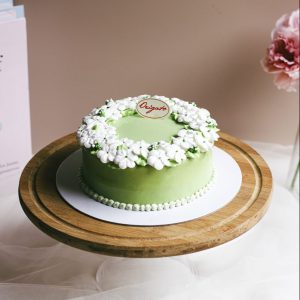 Kem tươi trà xanh hoa nhí