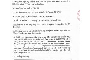ĐĂNG KÝ THỰC HIỆN KHUYẾN MẠI