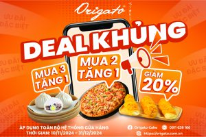 THÁNG 11 CỦA ORIGATO – BÃO SALE ĐỔ BỘ