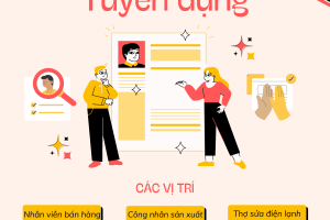 TUYỂN DỤNG NHIỀU VỊ TRÍ