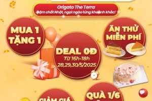 ORIGATO TƯNG BỪNG KHAI TRƯƠNG CỬA HÀNG MỚI TẠI THE TERRA AN HƯNG – NGẬP TRÀN ƯU ĐÃI HẤP DẪN