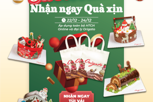 SWEET XMAS – NHẬN NGAY QUÀ XỊN CÙNG ORIGATO