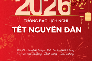 THÔNG BÁO LỊCH NGHỈ TẾT NGUYÊN ĐÁN 2026