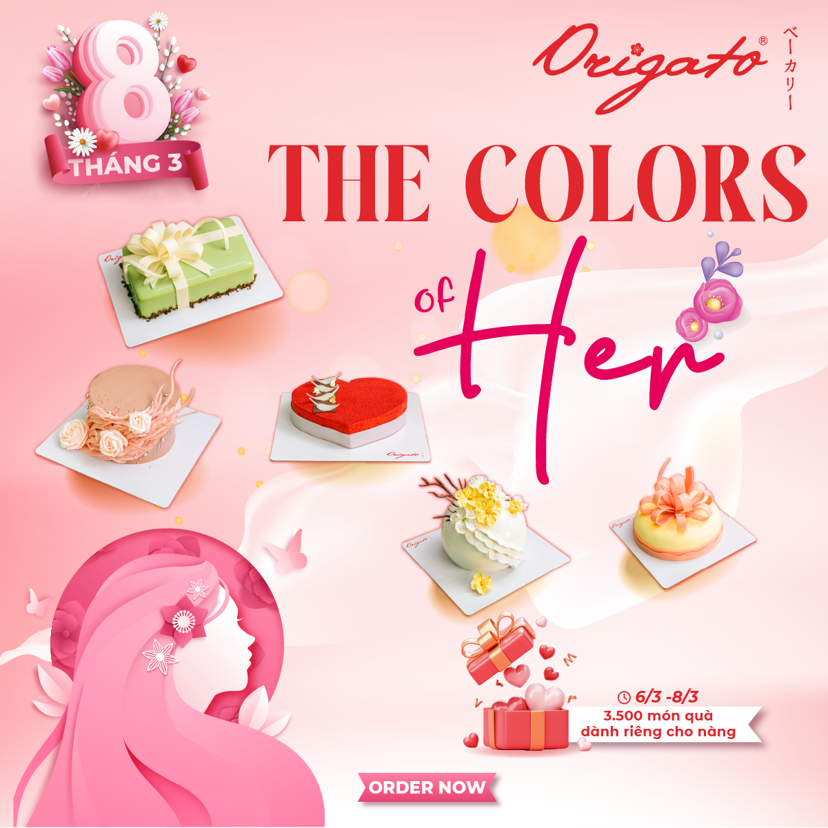 THE COLORS OF HER – 3.500 MÓN QUÀ ORIGATO DÀNH RIÊNG CHO NÀNG 